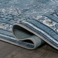 thumbnail image 5 of JONATHAN Y WASHABLE 3 x 5 Area Rug, Dalyan Geometric Medallions - Blue/Gray, WSH101C-3, 5 of 9