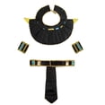 thumbnail image 4 of Ropa de rey de Egipto para mujer, cinturón de reina Cleopatra, collar, bastón, disfraz de sacerdote faraón egipcio para hombre, trajes de fiesta de Halloween, 4 of 5