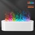 thumbnail image 1 of Colorful Flame Fire Diffuser Humidifier, 7 Colors Changing Oil Diffuser, Ultra-Quiet Aroma Essential Oils Aromatherapy Diffusers for Large Room, Bedroom, Office(Timeable, Waterless Auto off-150ml), 1 of 7