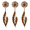 3Pcs Metal Dandelion Garden Stakes B#5, variant on Bird Wildflower Metal Garden Stake Decorative Outdoor Plant Handmade Rustic Flower Art Yard Lawn Patio Planters Ornament Durable Floral Design Sculpture Retro Ground Decor