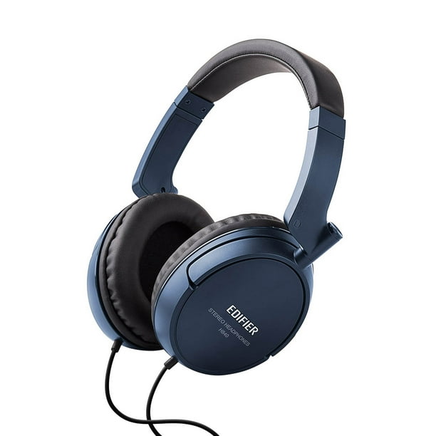 Edifier H840 Audiophile Over-the-ear Casque - Hi-Fi Over-Ear Bruit-Isolement Fermé Écoute de la Musique Casque Stéréo - Bleu