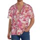 thumbnail image 1 of Balery Sweet Camisa Casual de Manga Corta con Botones para Hombre, Texturizada, Estilo Cubano, para Playa, Verano-X-Large, 1 of 5