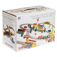 thumbnail image 2 of 100-Piece Orbrium Toys Triple-Loop Wooden Train Set Fits Thomas Brio Chuggington, 2 of 7