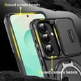 thumbnail image 5 of for Samsung Galaxy S26 Case, Military Grade Shockproof Bumper Rugged Rotating Stand Ring Holder Anti-Scratch Magnetic Cover Compatible with Car Mount Case for Samsung Galaxy S26, Black, 5 of 10