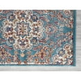 thumbnail image 3 of Amer Rugs Alexandria Blue Medallion Runner Rug 2'x6', 3 of 5