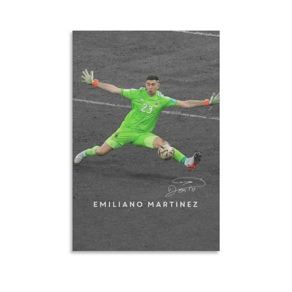 Emiliano Martinez Canvas Poster Posters Art Print Wall Photo Paint Poster Hanging Picture Family Bedroom Decor Gift 20x30inch(50x75cm)