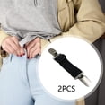 thumbnail image 4 of 2 pinzas para suéter, correas ajustables para sandalias, pinzas para pantalones, bufandas, suéteres y abrigos. Negro, 4 of 5