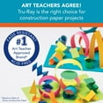 thumbnail image 4 of Tru-Ray Construction Paper, Heavyweight, Festive Green, 9" x 12", 50 Sheets Per Pack, 5 Packs, 4 of 5