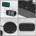 thumbnail image 3 of Unique Bargains Alarm Clock Black Housing With Blue Light 4.7"L x 1.6"W x 2.4"H, 3 of 6