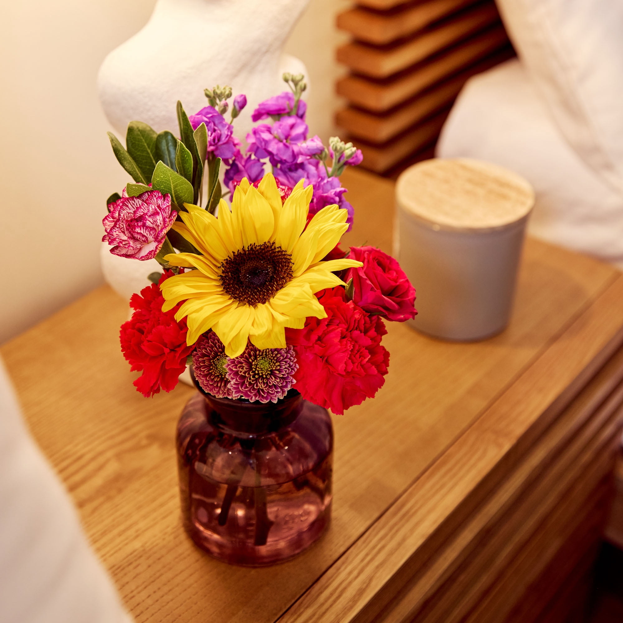 Mixed Flower Bouquet Small with Vase