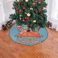 thumbnail image 2 of FMSHPON Cartoon Angry Crab Xmas Christmas Tree Skirt Stand Mat for Holiday Party Decoration Indoor Outdoor 36 inches, 2 of 3