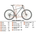 thumbnail image 6 of Ozark Trail 29" M.2 Ridge Mountain Bike, Large Frame, Fits Riders 5'9" - 6'2"+, Gray, Adult, Unisex, 6 of 12