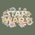 thumbnail image 2 of Women's Star Wars Classic Flowers Logo  Graphic T-Shirt, 2 of 3