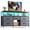 Gray, variant on Romorgniz 5 Drawers Dresser TV Stand for 50",Wide dresser for Bedroom with Power Outlets & LED Lights & Entertainment Center with Shelves for Living Room, Sturdy Metal Frame, Black