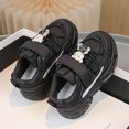 thumbnail image 6 of Kogui Toddler Girl Tennis Shoes Baby Shoes Non-Slip Breathable Slip On Sneakers Size 8 (Black,Toddler 8), 6 of 6