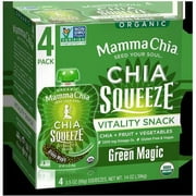 Mamma Chia Vitality Snack, Organic, Green Magic, 3.5 Ounce (Pack of 2)