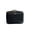 black, variant on Genuine Cowhide Leather Lizard Grain Cosmetic Case, Women's Top-handle Storage Bag, Travel Makeup Pouch