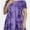 Purple, variant on Womens Plus Size Short Sleeve Casual Summer Round Neck Shirts Tunics for Leggings