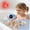 Blue, variant on Digital Baby Bath Water Thermometer, Floating Cloud-Shaped Temperature Gauge with Large LED Display, 0℃~50℃/32℉~122℉ Range, Waterproof & Food-Grade Material for Safe Infant Bathing