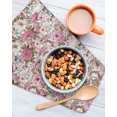 thumbnail image 3 of Light Pink Spring Floral Kitchen Dish Towels for Drying Dishes Set of 3, Vintage Summer Botanical Waffle Weave Microfiber Hand Tea Bathroom Towels Quick Dry & Absorbent Towel 12x12, 3 of 7