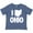 Indigo, variant on Inktastic I Love Ohio with State Silhouette Boys or Girls Toddler T-Shirt