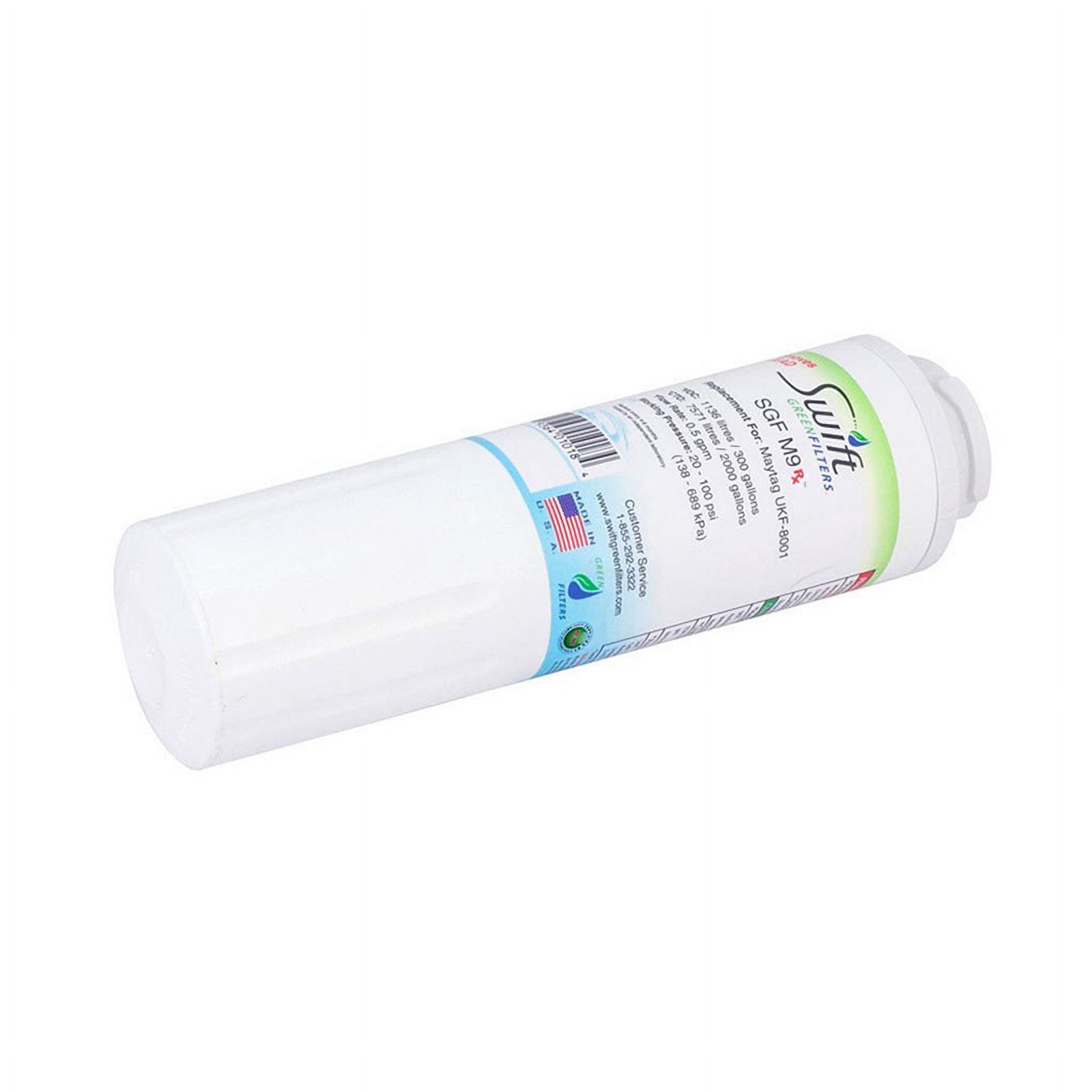 Swift Green Filters-M9 Rx Pharmaceutical Replacement water filter for Kenmore UKF8001,EDR4RXD1,FILTER 4,EFF-6007A,46-9005 (1 Pack)