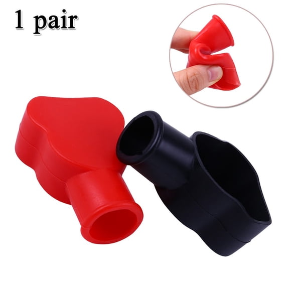 2 Pack Automotive Battery Terminal Insulating Cover for Cars and Motorcycles