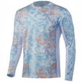 thumbnail image 3 of Huk Icon X Tide Change Long Sleeve Shirt Atlantic, Small, 3 of 6