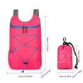 thumbnail image 4 of Mochila Portátil Plegable 10 Litros Ultraligera A Prueba Salpicaduras para Viajes Al Aire Libre (rosa) Roja, 4 of 6