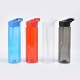 thumbnail image 5 of 700ml(23.6oz) Large Capacity Water Bottle, Durable Reusable Plastic Leakproof Clear Drink Bottle for Outdoor Sports Activities, Gym, Walking Hiking & Travel, 1Pc, Multicolor(Black,2.7x2.7x9.6"), 5 of 5