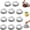 100pcs, variant on Borikise Aluminumfoil Food Covers Pop-Up Reusable Insulation Thermal Dish Cover Easy to Use Protective Shield for Kitchen Bowls Picnic Leftovers