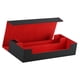 thumbnail image 4 of Caja de almacenamiento para barajas de cartas coleccionables con capacidad para más de 600 cartas, ideal para coleccionar cartas. negro rojo, 4 of 9