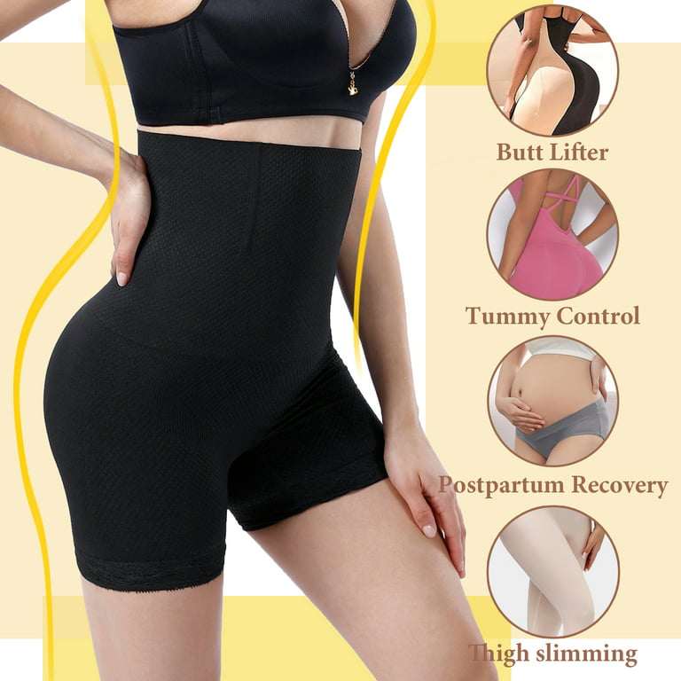 Women Seamless Silky High Waist Slimming Tummy Control Knickers