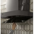 thumbnail image 3 of GE UVW9301BLTS Smart Designer Wall Mount Chimney Hood, 3 of 7