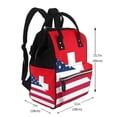 thumbnail image 2 of Daiia USA Switzerland Large Capacity Baby Bag Waterproof Stylish Diaper Bag Mummy Backpack Adjustable Straps Diaper BagBaby Essentials Bag, 2 of 6