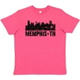 thumbnail image 3 of Inktastic Memphis City Skyline with Grunge Youth T-Shirt, 3 of 5