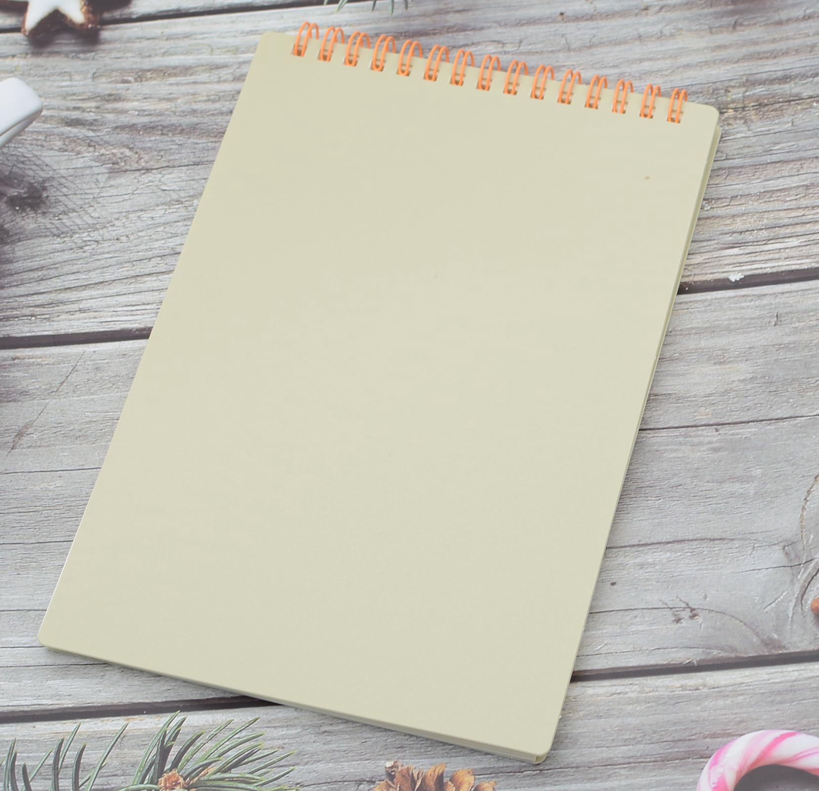 Top Bound Spiral Notebook  4 4 Color A5 Size Thick Plastic Hardcover 7mm College Ruled Paper 80 Sheets (160 Pages) Journal For School And Office Supplies (4 A5)