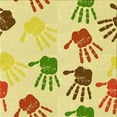 thumbnail image 1 of Ahgly Company Machine Washable Indoor Square Transitional Cinnamon Brown Area Rugs, 4' Square, 1 of 7