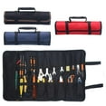thumbnail image 3 of Bolsa de carrete con asa para electricistas, mecánicos y operarios Organizador de herramientas de lona multifuncional, 3 of 8
