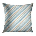 thumbnail image 1 of BOSDECO Blue Masculine Pattern Orange Abstract Artistic Beautiful Classic Classical PillowCase Pillow Cover 18x18 inch, 1 of 1