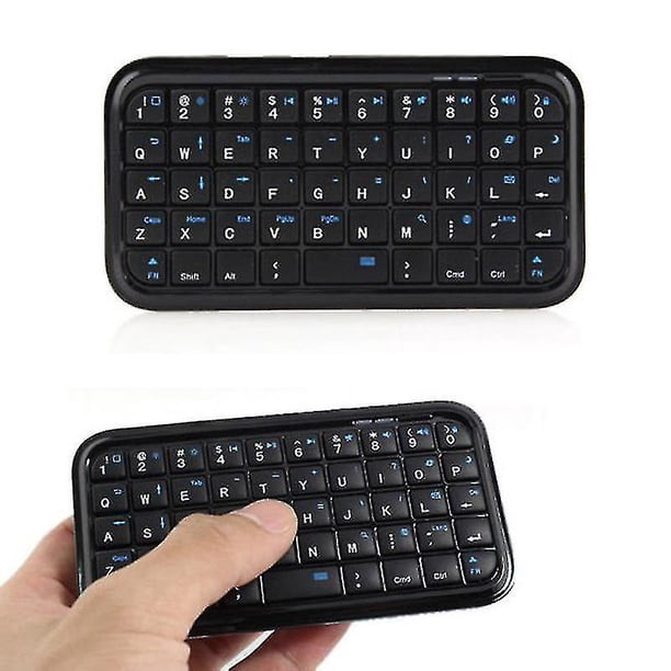 Wireless Mini Keyboard Rechargeable Bluetooth Compatible Keyboard for Tablets PS4 Phones