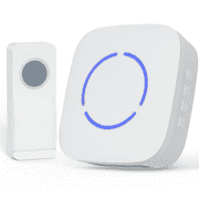 Surnice Wireless AC Doorbell With Night Light, 1000ft, 36 Rings, 5 Levels of Volume, 1 Button + 1 Doorbell