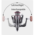 thumbnail image 4 of Spinning Reel 8KG Max Drag All Metal Spool 5.2:1 Gear Ratio High Speed 1000-7000 Coil Saltwater Fishing Reel ,Rigid Aluminum Skeletal Frame, 4 of 7