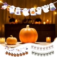 thumbnail image 1 of Halloween Hanging Decorations - 9-Piece Ghost and Skull Pull Flag Streamer Set for Spooky Party Wall Decor, 1 of 6