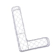 thumbnail image 1 of GROWTH TANK Alphabet L Shape Iron Wire Frame Plant Pot Stand Wedding Garden L, 1 of 9