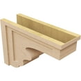 thumbnail image 5 of 8"W x 24"D x 16"H Classic Highland Rough Cedar Woodgrain TimberThane Corbel, Primed Tan, 5 of 6