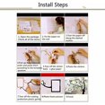 thumbnail image 5 of Pegatinas de pared con espejo de flores 3D CHAO decorativas, 5 of 5