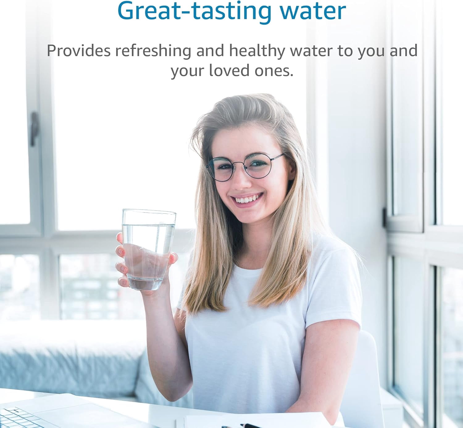 AQUA CREST F-601R Water Filter Cartridge, Replacement for InSinkErator® F-601R Filter Cartridge, NSF/ANSI 42 Certified for More Pure Enjoyment, 2 Pack
