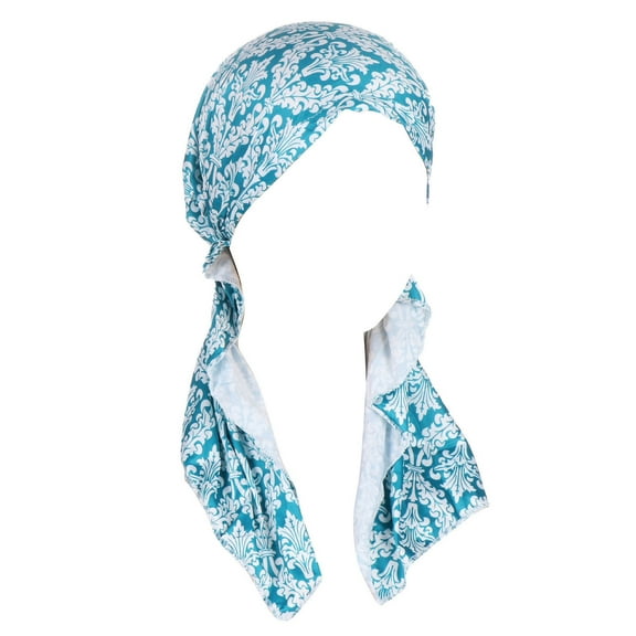 Hats For Women Baseball Cap Blue Classic Casual Printed Head Headwear Muslim Turban Womens Hats