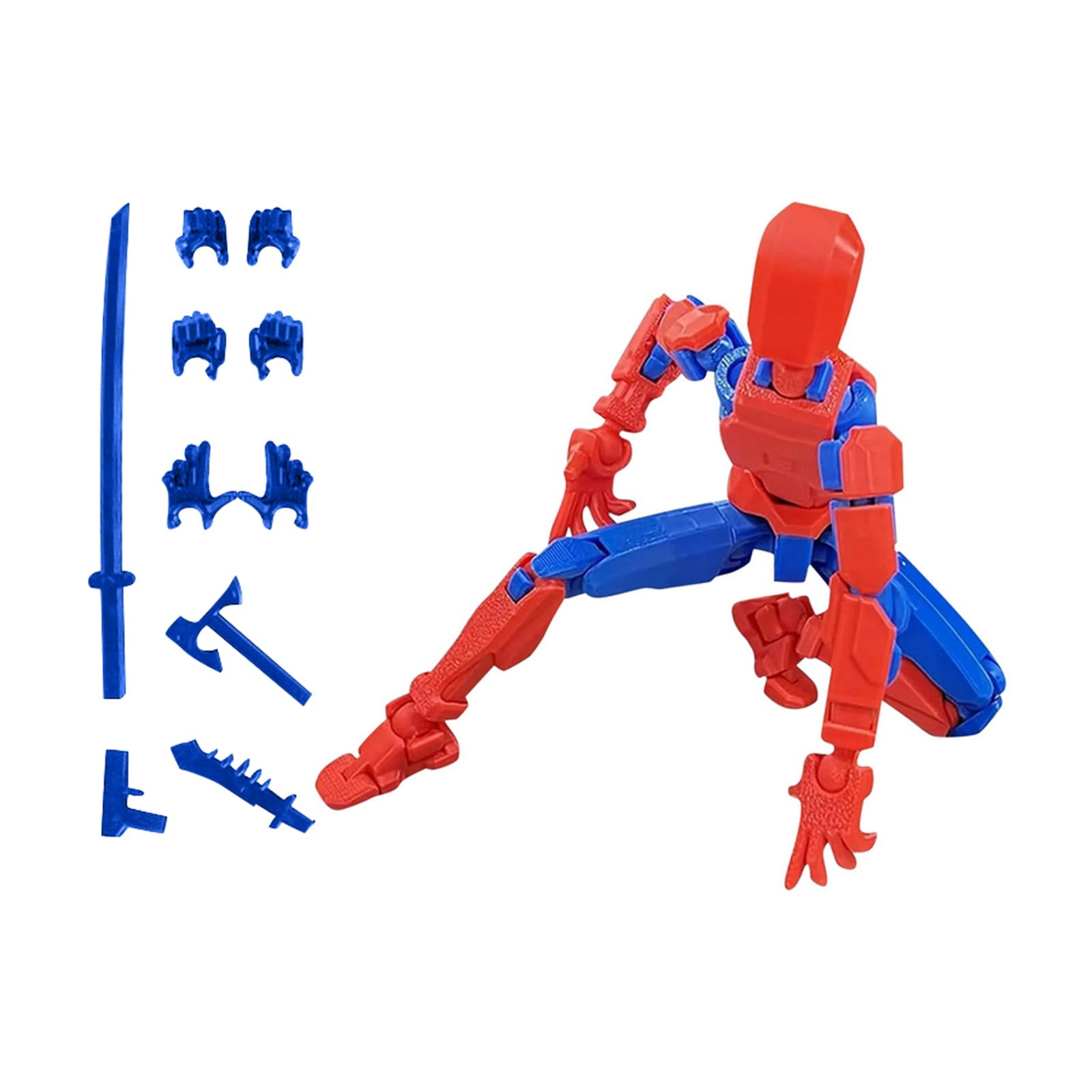 Dummy 13 Titan 13 Action FigureArticulated Action Figure for Artists and Collectors Highly Poseable Model for Drawing, Animation, and Display